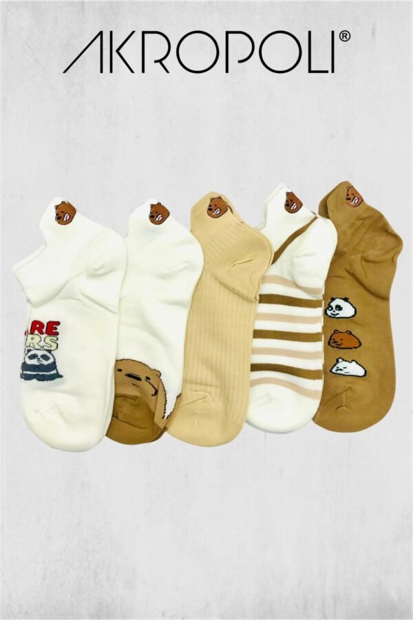 Medias Colección Osos Escandalosos Pardo